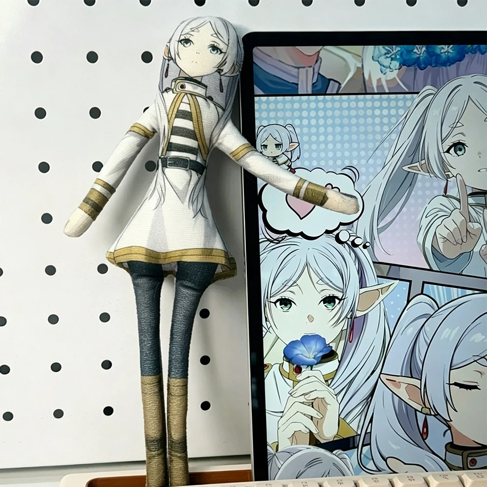 Anime Frieren: Beyond Journey's End Abstract Dolls Skeleton Wire Twistable Plush Stuffed Doll Cartoon Props Anime Fans Gift