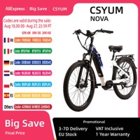 Cysum Nova Adult E-Bike 500W Men's E-Bike 48V 14ah Battery 27.5-Inch Tyre City E-bike