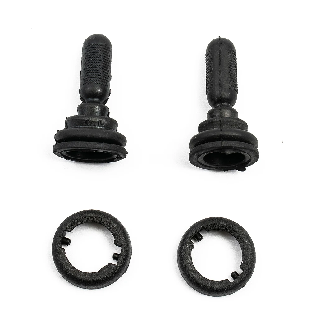 Perilla de ajuste Interior de espejo retrovisor de puerta negra de coche para Ford MK6 Fiesta 2001 2002 2003 2004 2005 2006 piezas de repuesto de automóvil