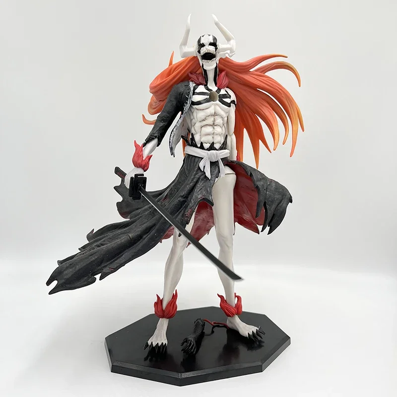 29cm BLEACH Anime Figure Ichigo Kurosaki Final Getsuga Tenshou Action Figure BLEACH Figurine Collectible Model Doll Toys Gifts