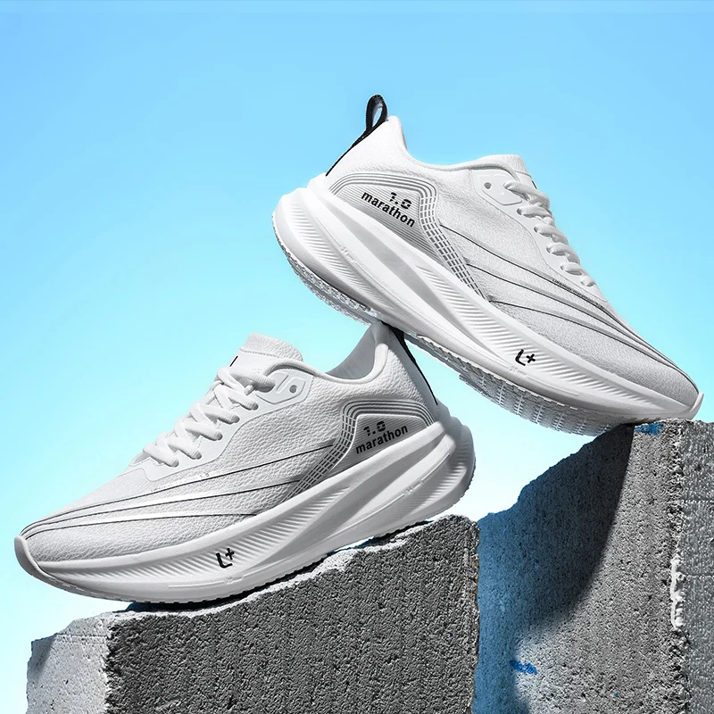 Marathon Men's Running Shoes for Women Mesh Jogging Sports Shoes High-quality Supercritical Sneakers Men Athletic Training Shoes