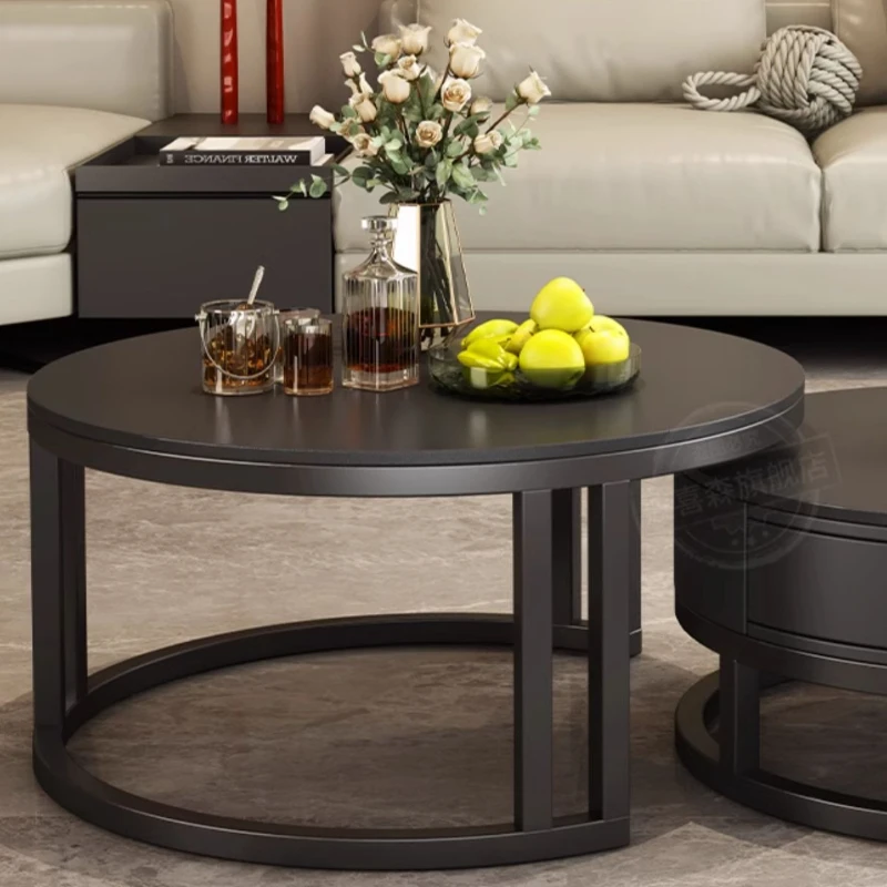 Nordic Corner Coffee Tables For Living Room Glass Dressing Center Coffee Table Salon Simple Mesa Auxiliar Design Furniture ZT