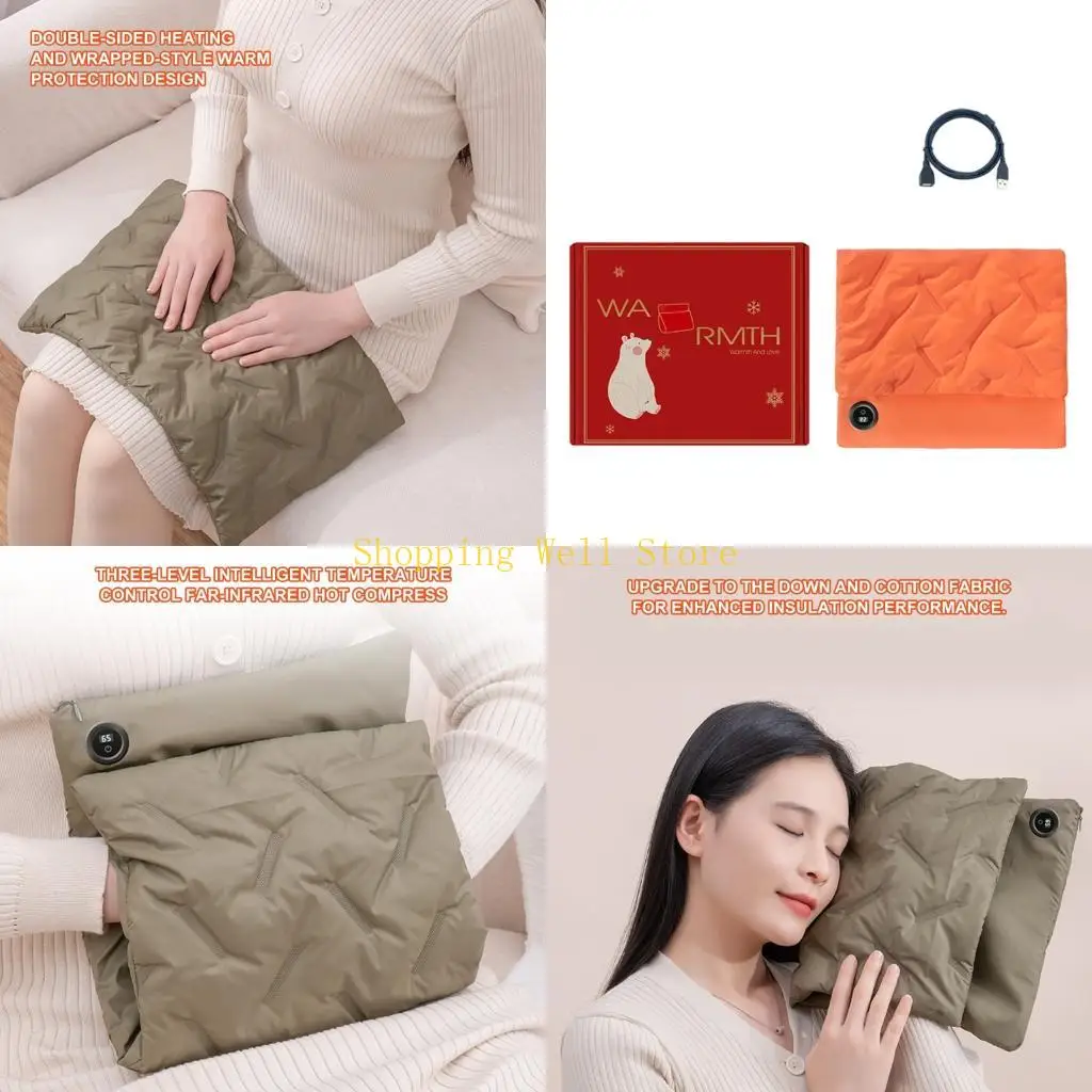 

KX4B USB Powered Hand Warmer Safe Design Soft Cushion Multipurpose Application