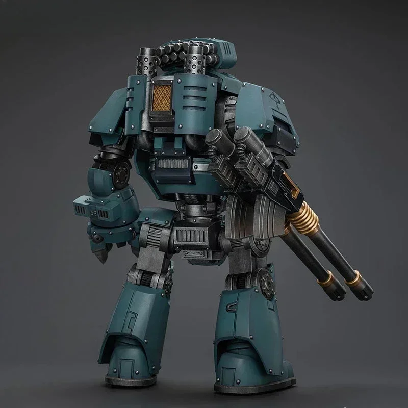 JOYTOY Warhammer 30k 1/18 Mecha Sons of Horus Contemptor Dreadnought مع مجموعات Gravis Autocannon لعبة مجسمة هدايا أنيمي