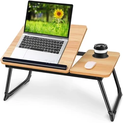 Mesa de cama plegable para ordenador portátil, escritorio de computadora portátil, escritorio de habitación, mesa de noche de Elevación plegable ajustable, mesa de estudio, muebles de oficina