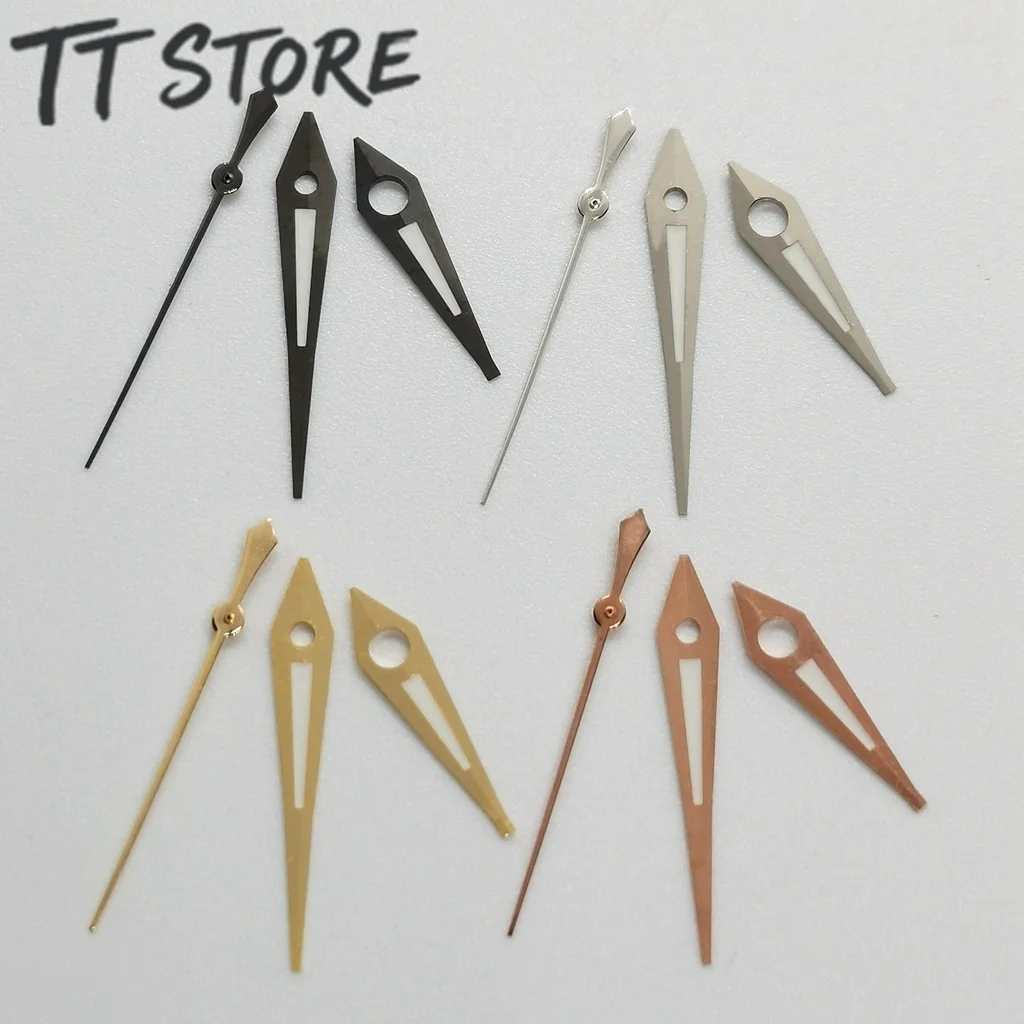 NH35 Zeiger Silber Gold Roségold Gunmetal Uhrenzeiger Grün Leuchtend Passend für NH35 NH36 7S26 7S36 4R35 4R36 Uhrwerke