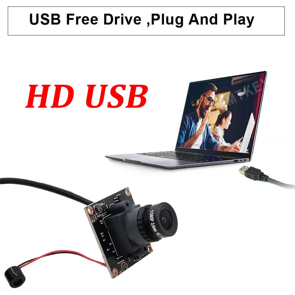 HD 4MP PC Video USB Webcam Module 2560x1440 Mjpeg 30fps High Speed Mini USB2.0 Endoscope Camera With Microphone UVC Plug And Pla