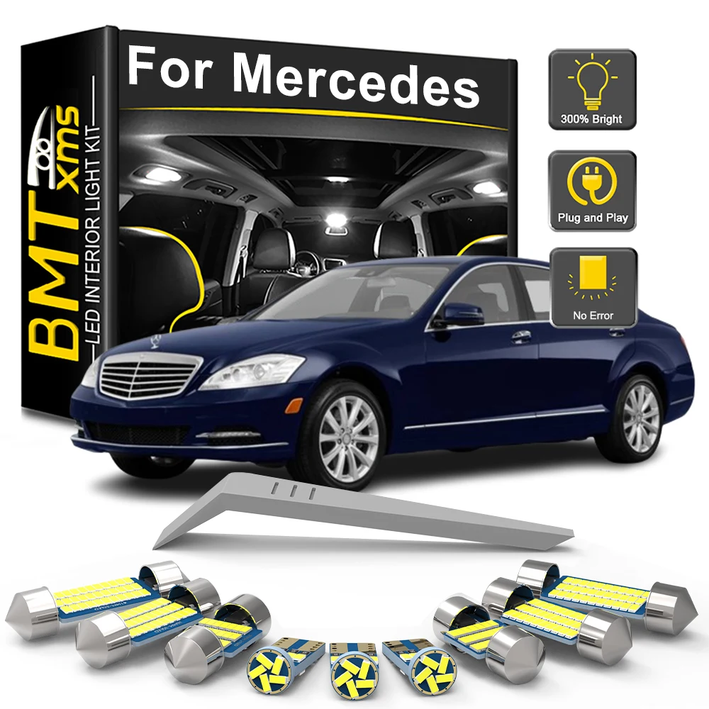 

BMTxms LED Interior Lights For Mercedes Benz A B C E S M Class W168 W169 W176 W245 W246 W203 W204 W210 W211 W212 W220 W221 W163