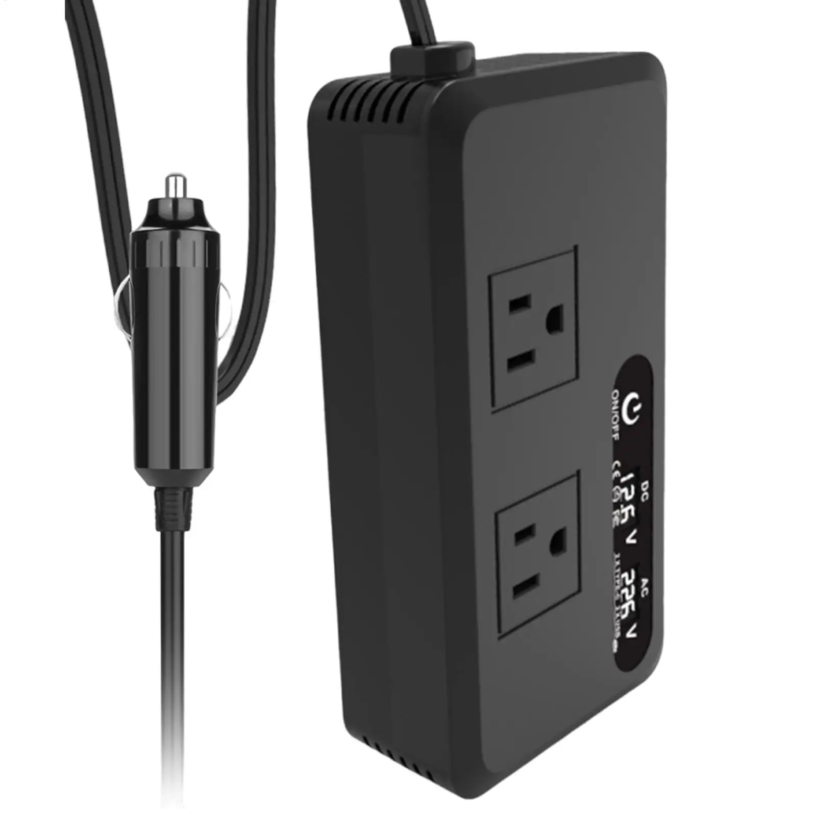 

Car Plug In Inverter Portable Vehicle Adapter Battery Inverter Intelligent Versatile Charger Travel Adapter For Drones Cell