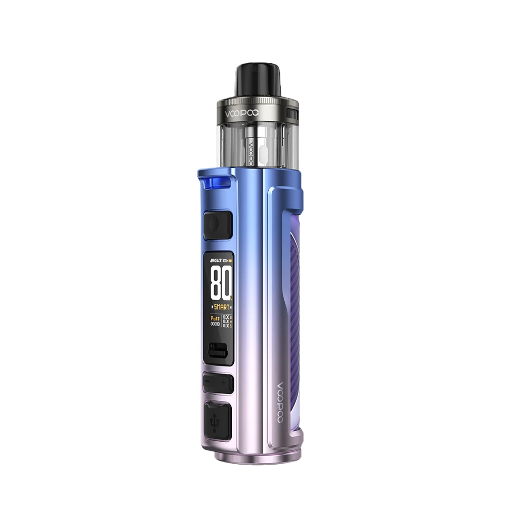 VOOPOO-argus pro 2電子タバコキット,バッテリー80W,3000mAh,カートリッジ5ml,pnp x