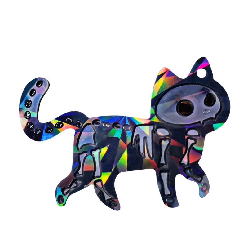 Lindo gato moldes silicona molde holográfico llavero pendiente colgante herramienta fabricación