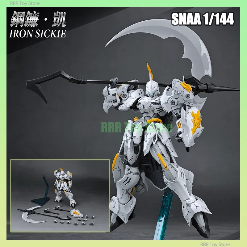 Original SNAA HG 1/144 SC-007 Iron Sickle Assembly Model Kit Knight Action Figure Robot Plastic Model Collection Customized Toys