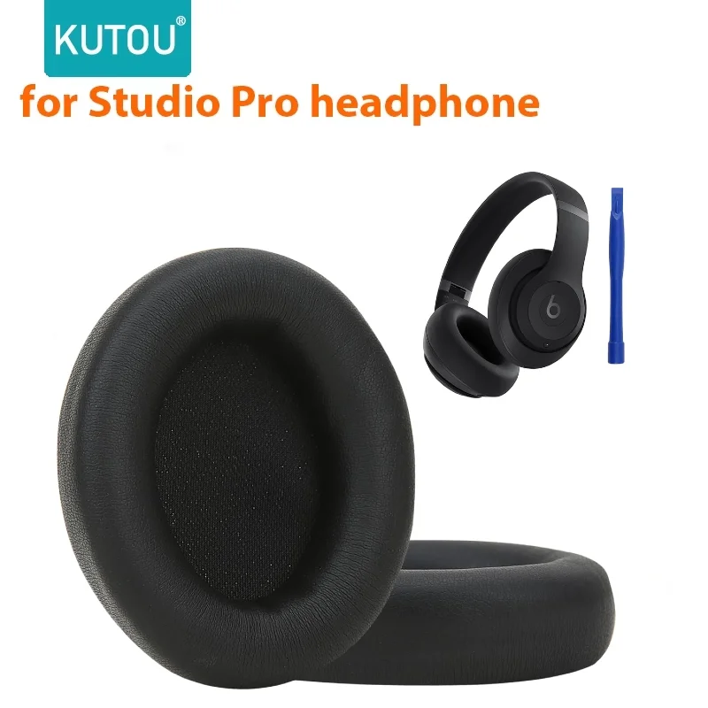 KUTOU Replacement Ear Pads for Beats Studio Pro Wireless Headphones Memory Foam Earpads Studio Pro Ear Cushions Accessories