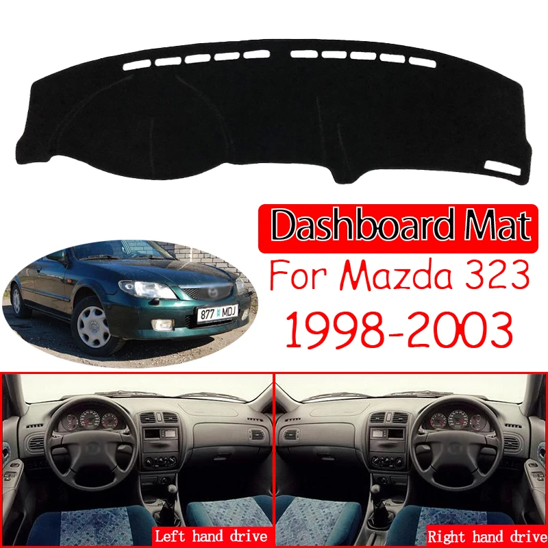 

Для Ford Laser KN KQ 2000 2002 аксессуары для Mazda Family 323 1998 ~ 2003 противоскользящий коврик для приборной панели, солнцезащитный козырек Dashmat MD