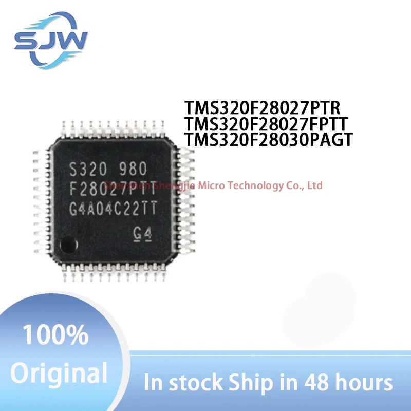 TMS320F28027PTT TMS320F28027FPTT TMS320F28030PAGT encapsulation LQFP-48 TQFP64 single-chip microcomputer