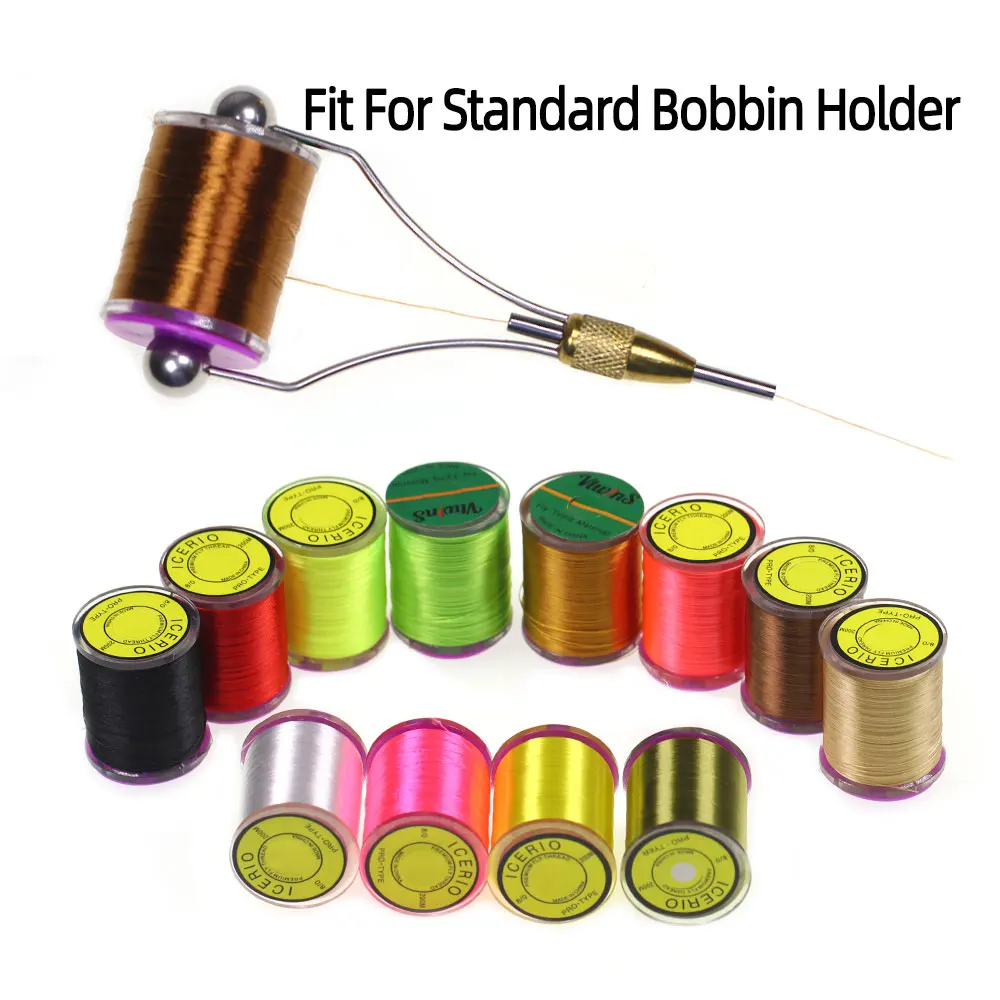 220Yards/Spool 75D High Tensile Fly Tying Thread Nylon High Light Line For Tying Dry Fly Nymphs Streamers Trout Fishing Lures