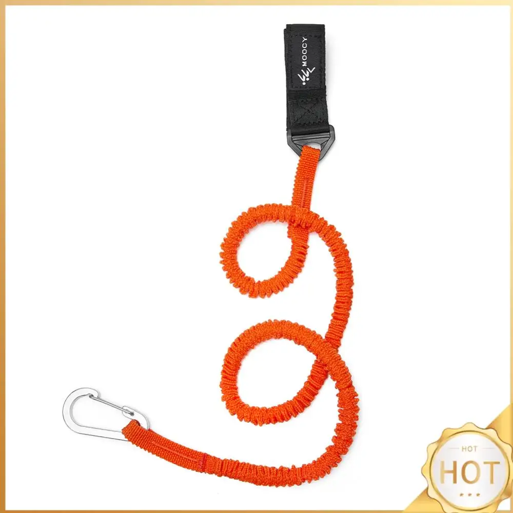 

Elastic Kayak Paddle Leash Safety Hook Coiled Lanyard Cord Rope Boat Accessories Heavy Duty Canoe Paddle Leash