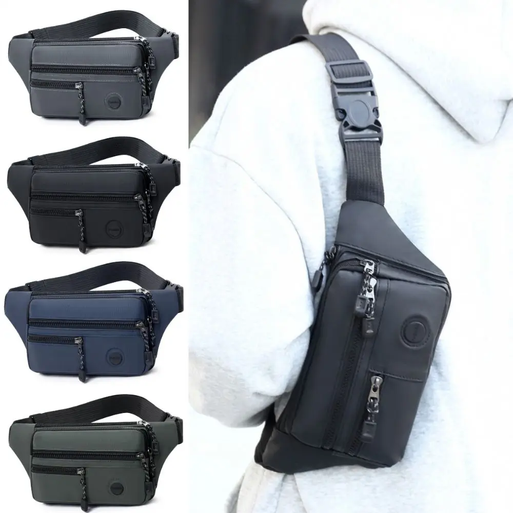 

Multi-function Men Running Waist Bags Lightweight Large Capacity Marathon Running Bag Wear-resistant Belt Bag Sports Phone Bag
