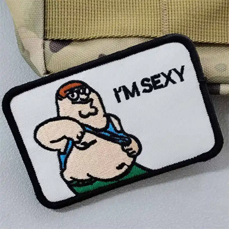 Parche táctico humorístico con gancho y bucle para uniforme - imagen 5