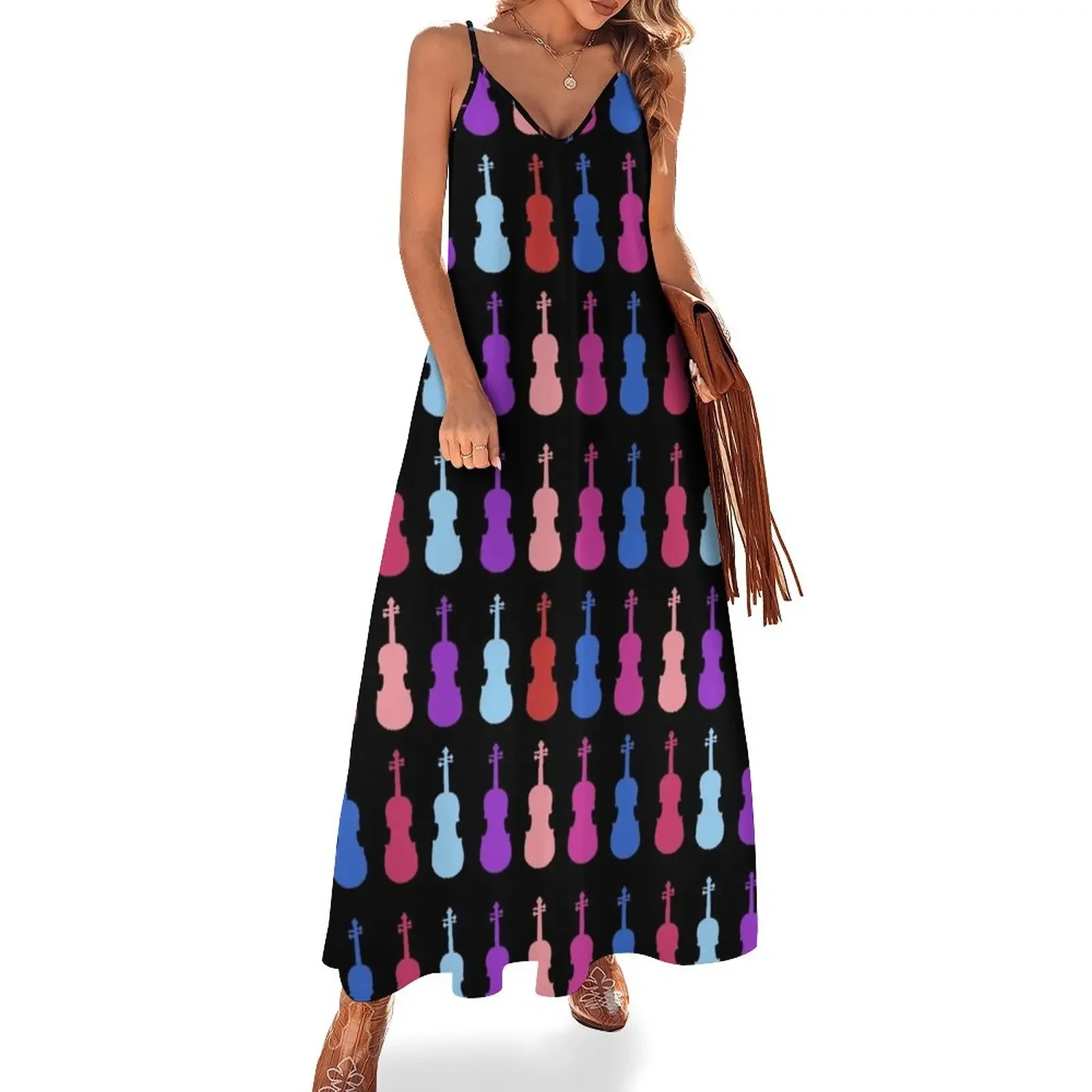 

Violin Colors #3 Sleeveless Dress fairy dress dress women elegant luxury Female prom dresses 2025