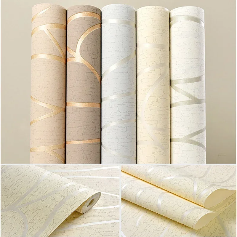 

9.5M on-woven Wallpaper Simple Wallpaper Roll Bedroom Dinning Living Room Wall Covering Modern Wall Paper 3D Home Decor