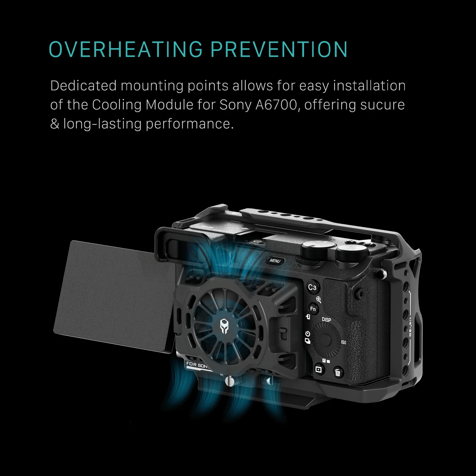 SONY　α6700　TILTA カメラケージ　カメラTA-T54-FCC-TG Tilta TA-T54-FCC-TG Sony α6700用 フルカメラケージ チタニウムグレー