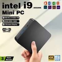 2025 New Mini PC gaming Intal Core i9 8950HK WIFI 6 BT5.2 Special Computer Windows 11 Pro SSD M.2 1TB 2TB DDR4 16GB HD PC Gamer