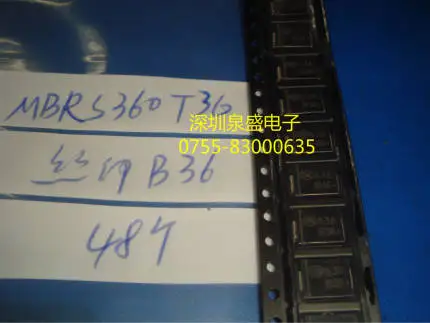 

MBRS360T3GDiode Screen PrintingB36 10Only/6YUAN