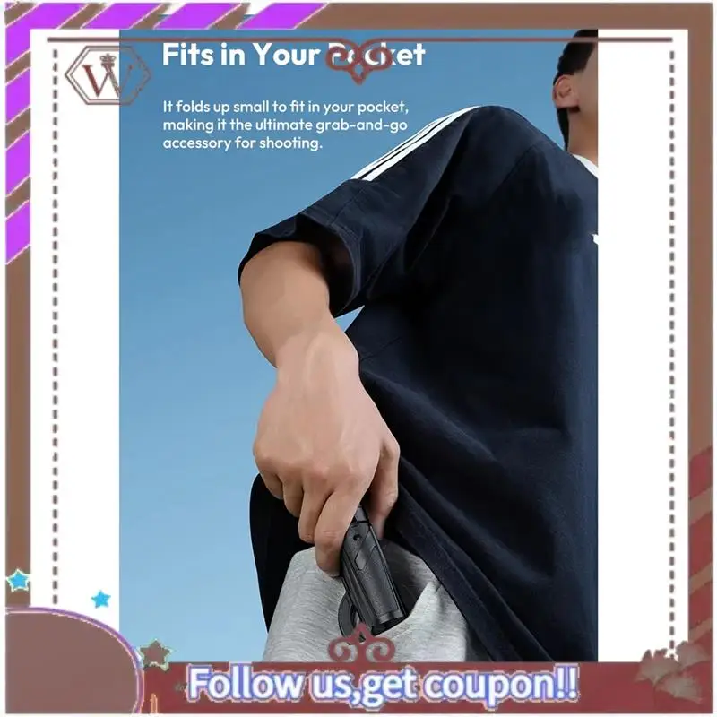 ABBG-New JJ03 حامل ثلاثي للهاتف المغناطيسي قبضة هاتف لاسلكية عصا سيلفي سطح المكتب حامل ثلاثي القوائم لهاتف آيفون 16 15 14 13 برو ماكس