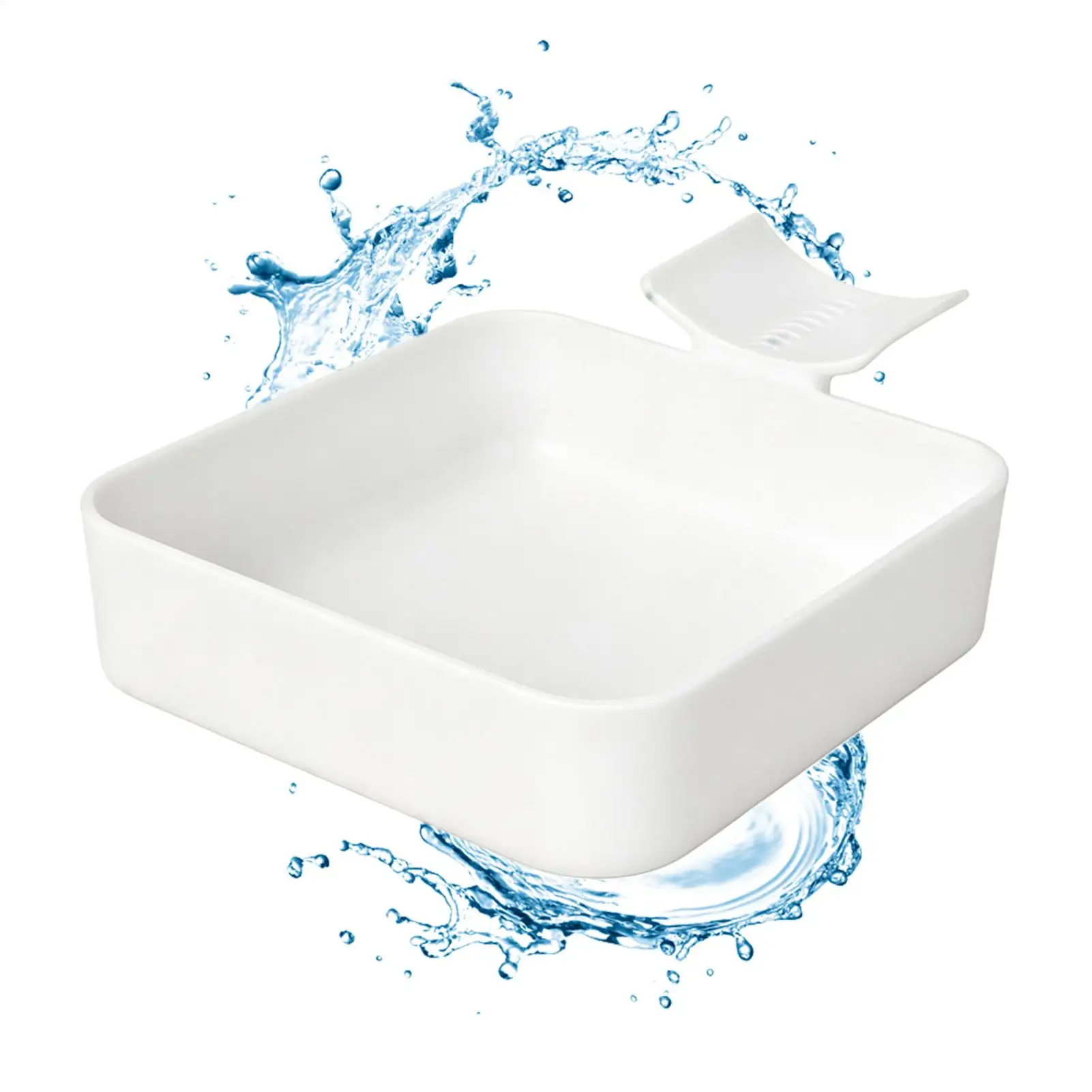 Washing Machine Drainage Funnel Tray Leakproof Water Catcher Pan Front Load Non-Slip Splash Catcher for Laundry Rooms Basements