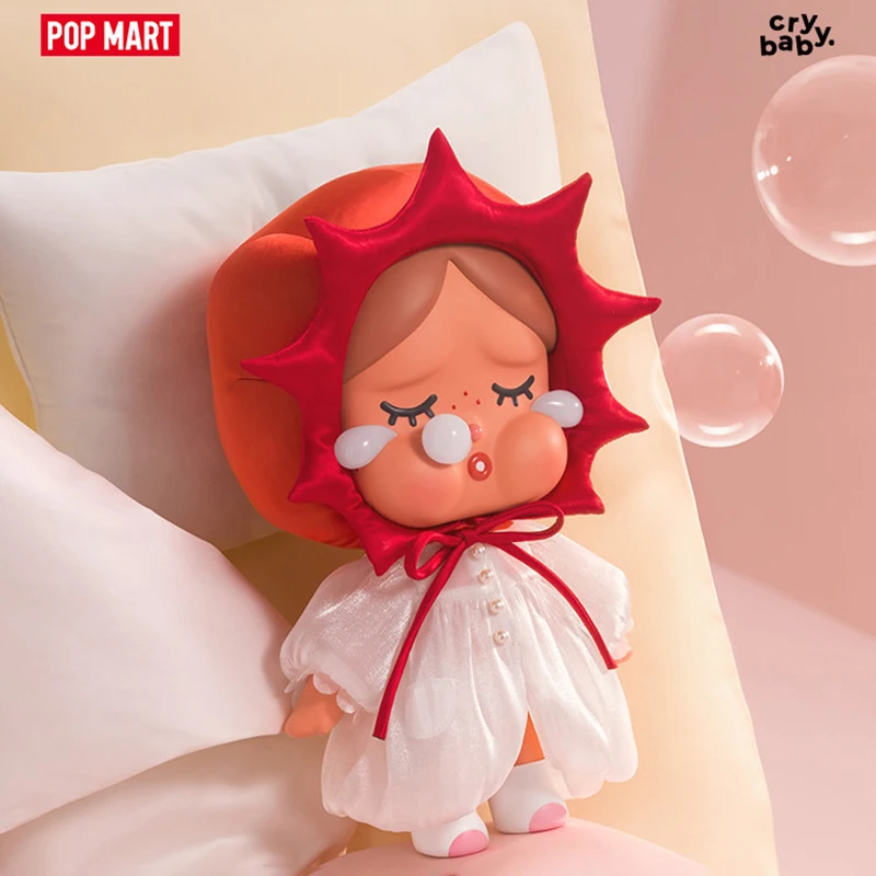 

POPMART MEGA CRYBABY 400% The Sleepy Sunny Аниме-фигурка, Слепая коробка-сюрприз, Коллекционная фигурка, Настольная кукла-модель