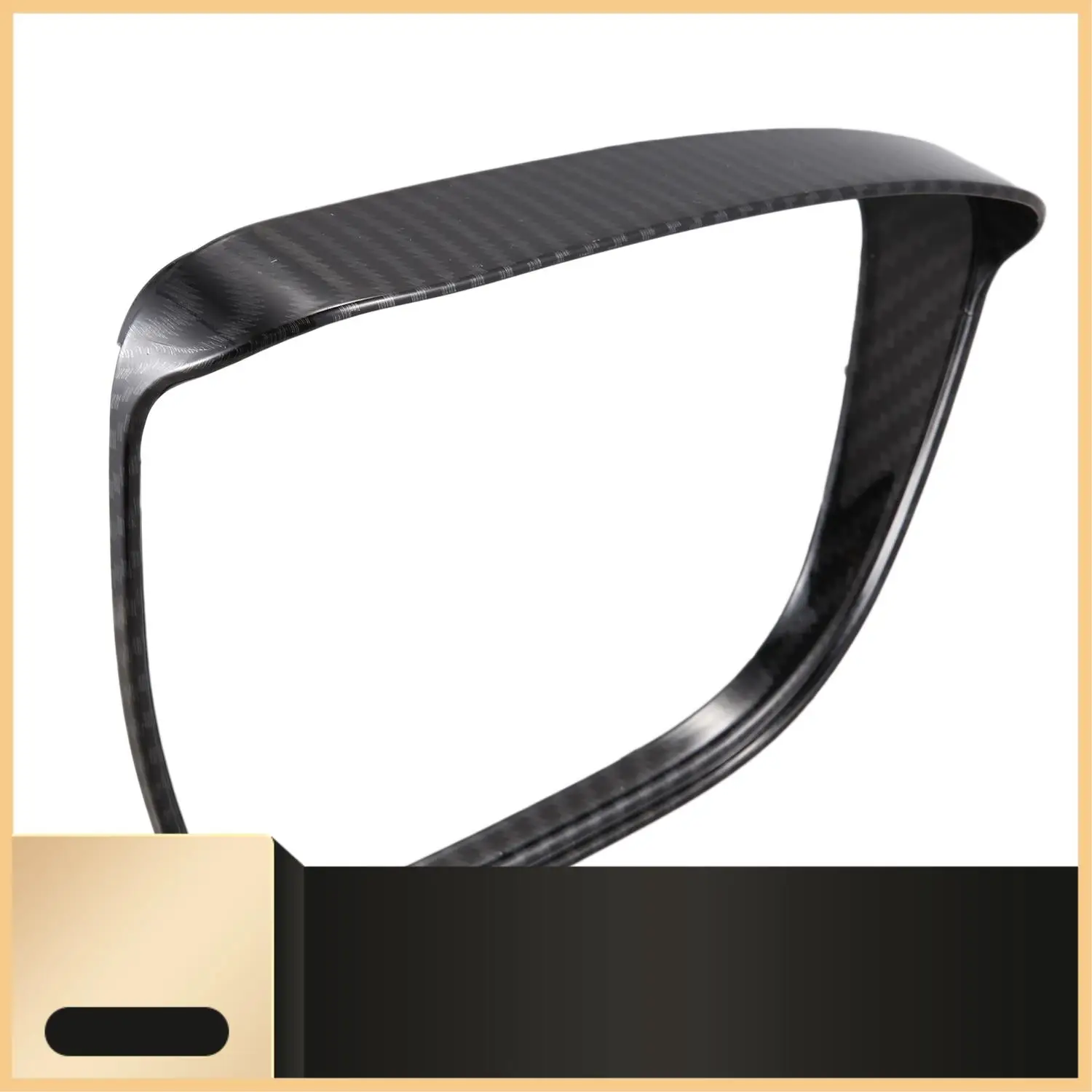 

ABS углеродное волокно автомобильные зеркала заднего вида чехлы дождевик для бровей накладка рамка для Nissan Qashqai J11 2016-2019-N30R