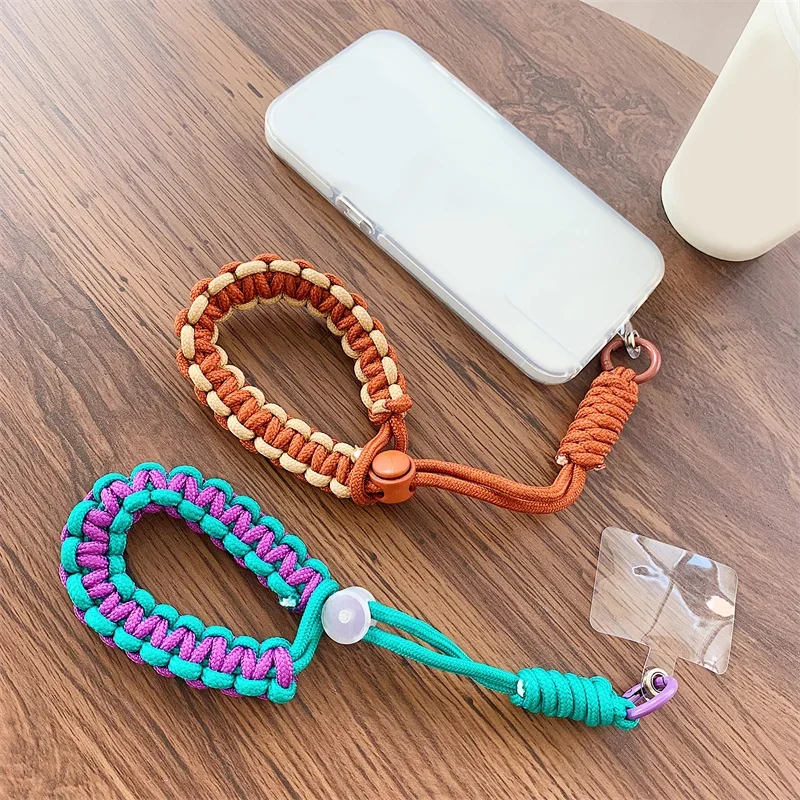 

Mobile Phone Lanyard Hand-woven Sling Thick and Durable Wrist Strap Phone Anti-lost Sling Outdoor Sports Mountaineering Lanyard