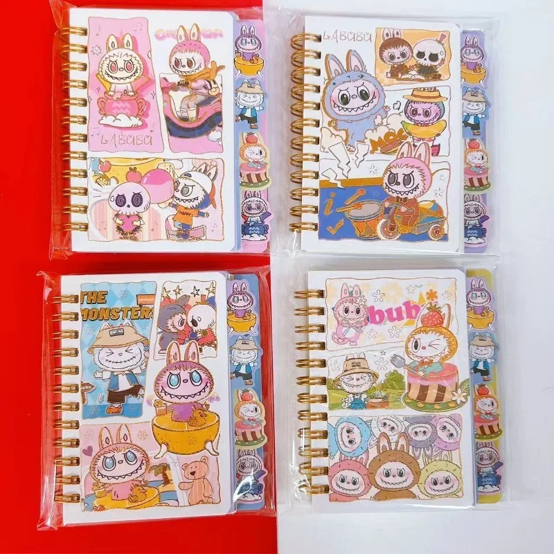 Labubu Cute Notebook Coil Book School Supplies Office Articles Cartoon Character Derivative Peripherals Kids Birthday Party Gift