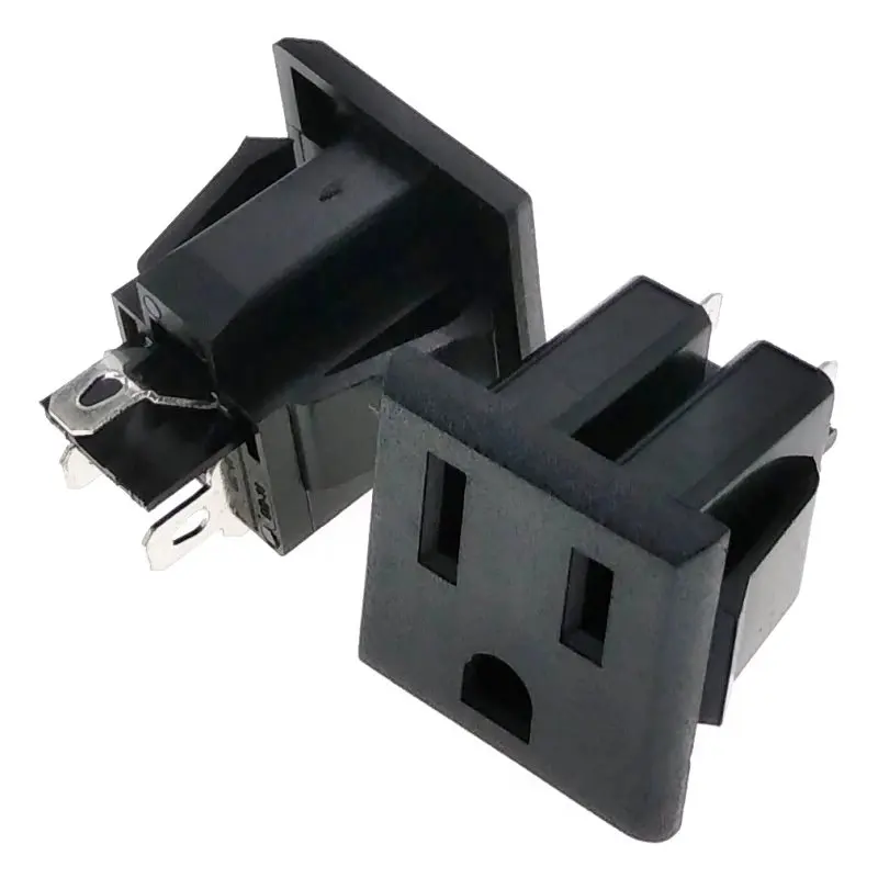 Us 3-Pin Power Sock… - image