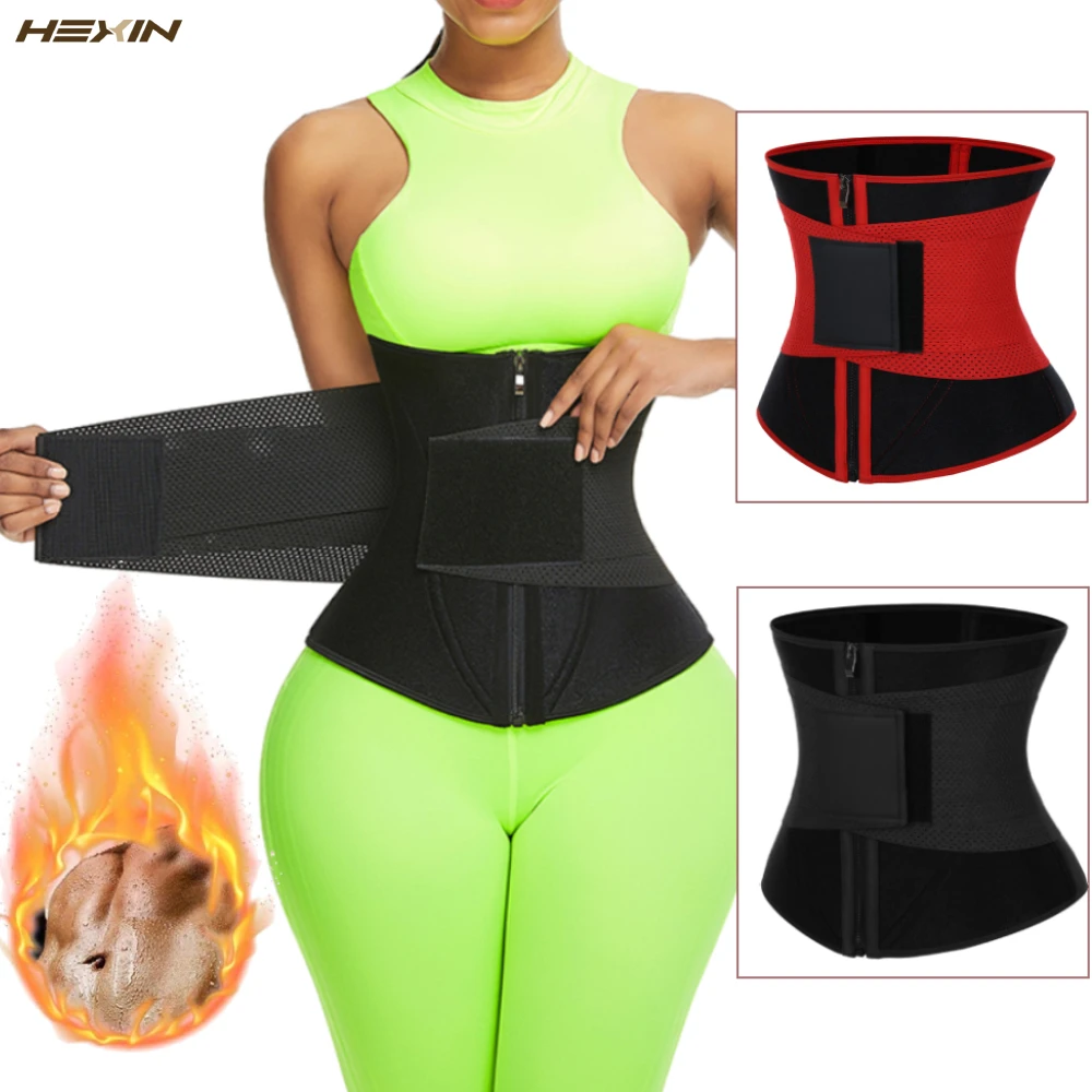 

HEXIN Women's Binders & Shapers Corset Belt Neoprene Modeling Strap Waist Trainer Colombianas Fat Burning Bodysuits