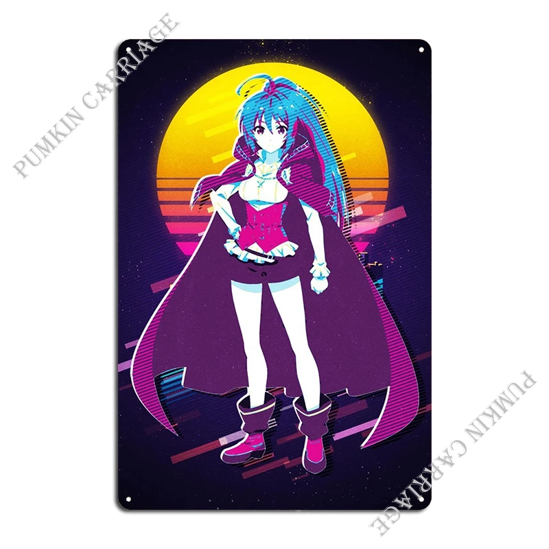 Isekai Cheat Magician Metal Plaque Personalized Party Designing Cinema Tin Sign Poster