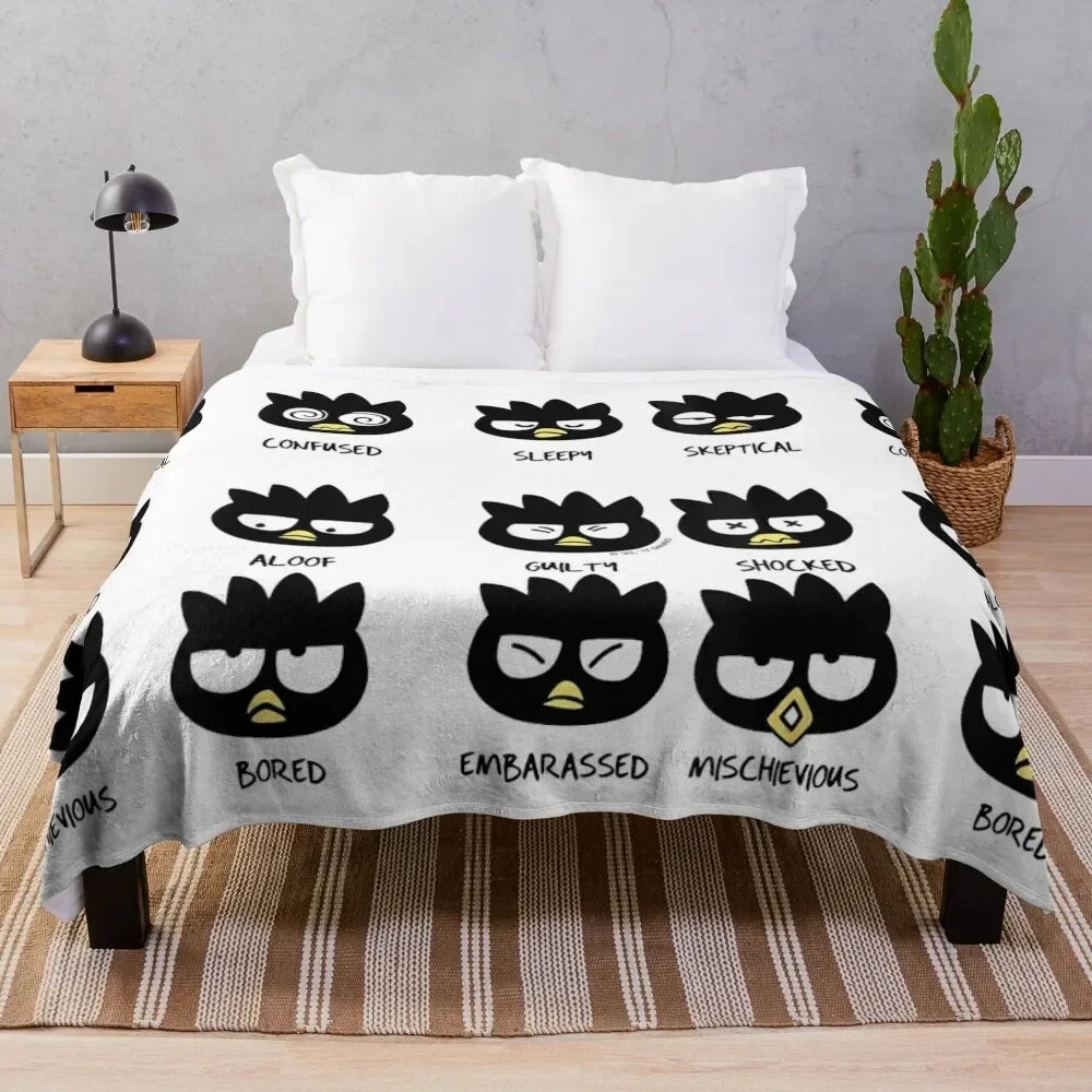 

Bádtz - Máru Different Moods Tee Throw Blanket blankets ands Summer Beddings Nap Blankets