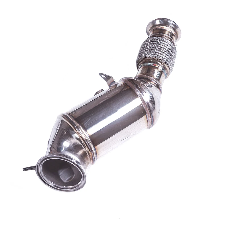

[L]The Cated Downpipe Exhaust System is applicable to the exhaust system of the 2018+ BMW 4 series 2.0T 3.0T