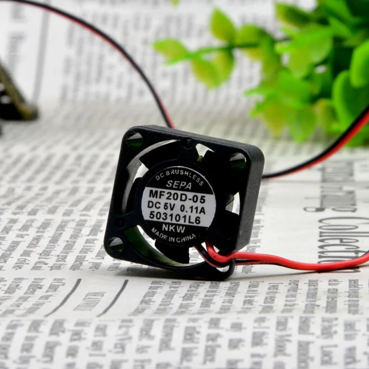 

Japanese SEPA Mf20d-05 2010 5V 0.11a USB Mute Miniature Cooling Fan 2cm