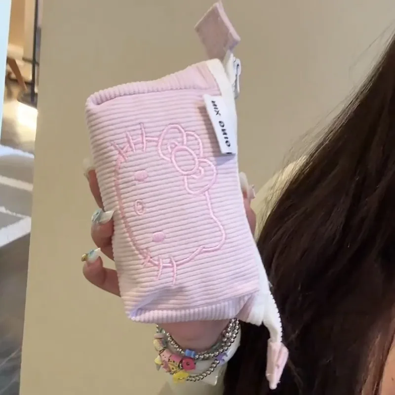 

Hello Kitty New Pencil Case Cute Cartoon Large Capacity Portable Girl Student Desktop Stationery Storage Bag Handbag Wholesale