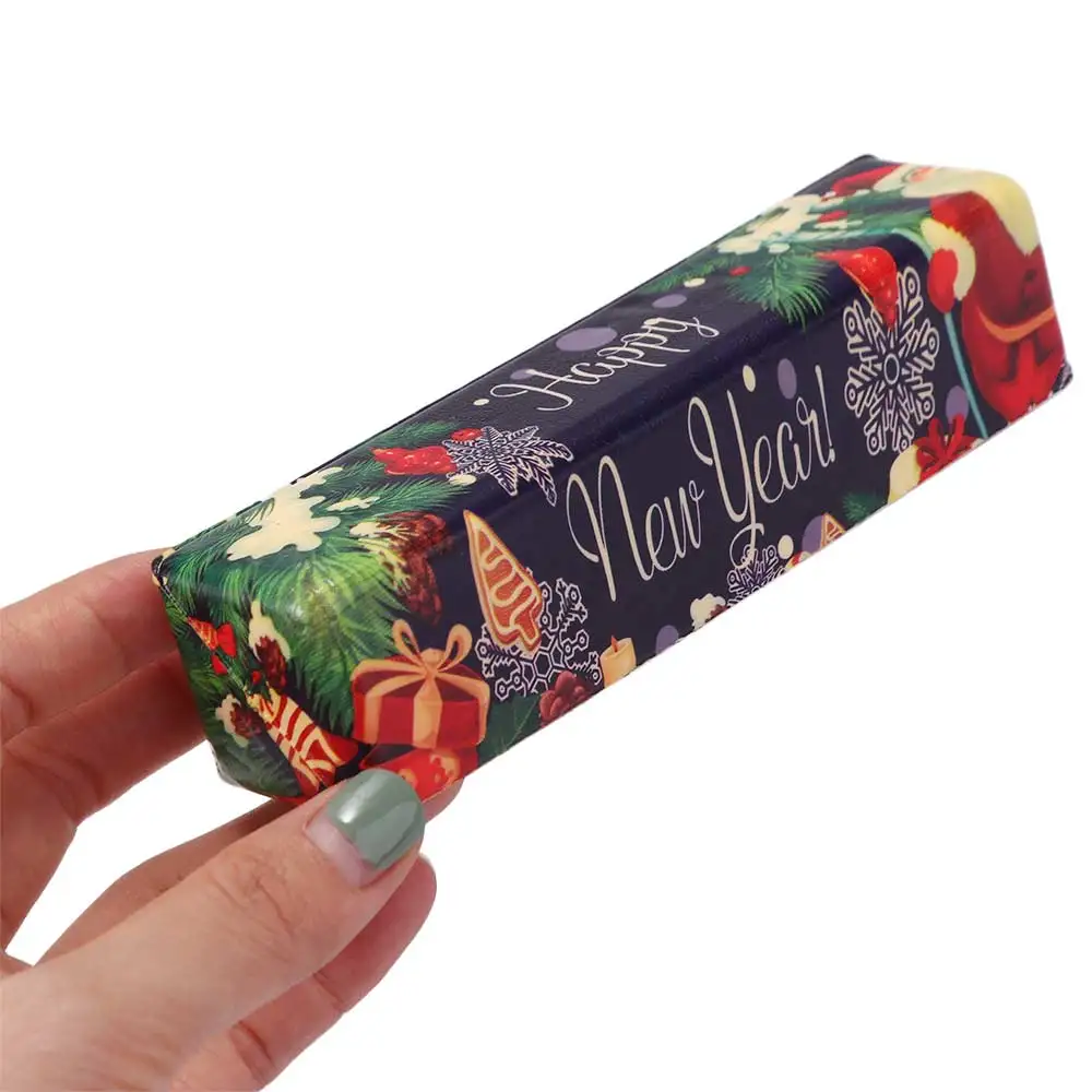 Ultra-Soft Slow Rising Butter Stick Squishy Colorful Realistic Butter Stick Squishy Toy 14cm Christmas-Themed Stress Relief Toy