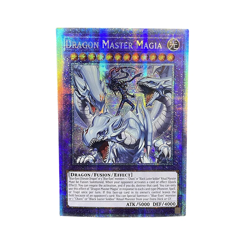 Yu-Gi-Oh! Collection DIY Proxy Cards  Dragon Magia Master Master of Dragon Magia Christmas Xmas Gifts Non-Original Collectiontoy