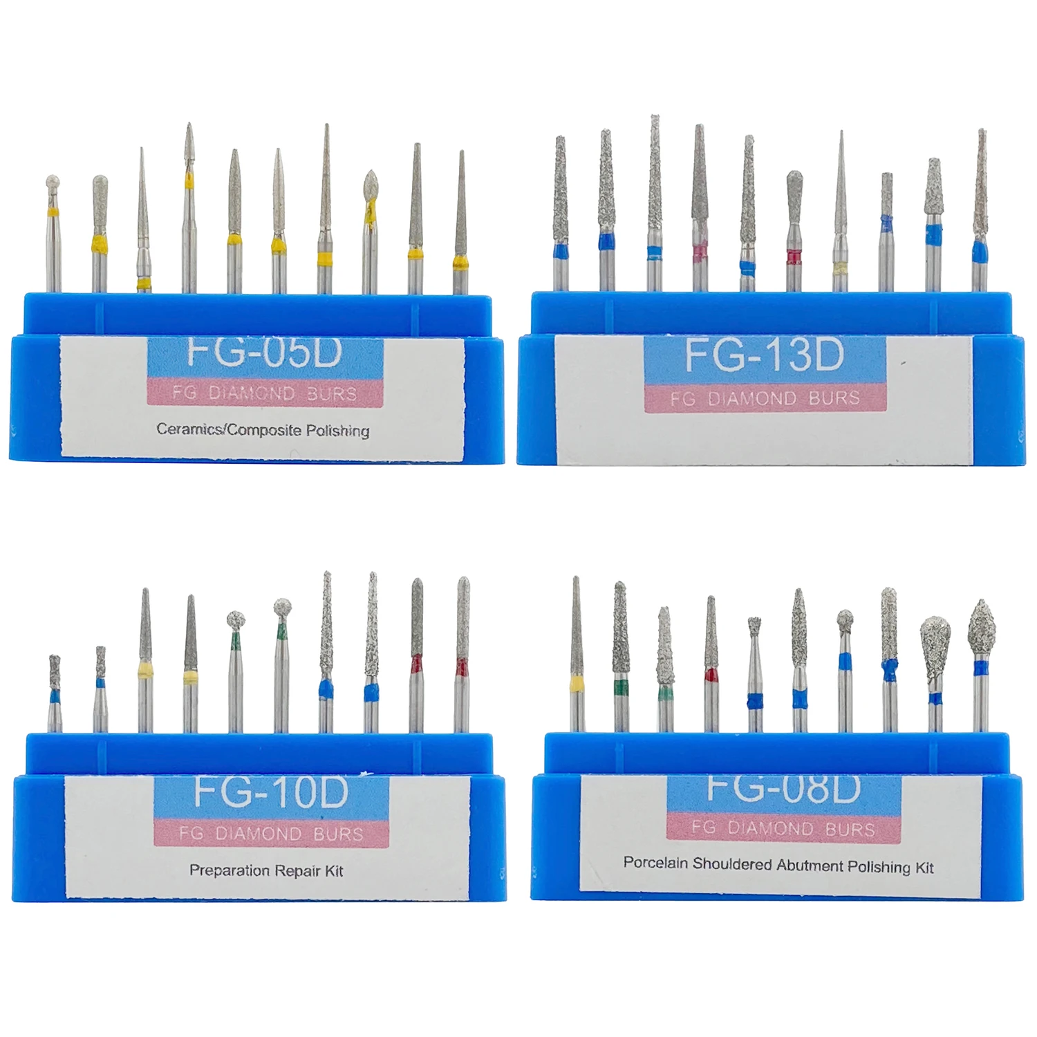 10pcs/Box TOMENTY Dental Diamond Burs Drill for High Speed Handpiece Dentistry Burs FG Series 1.6mm Dental Dentistry Material