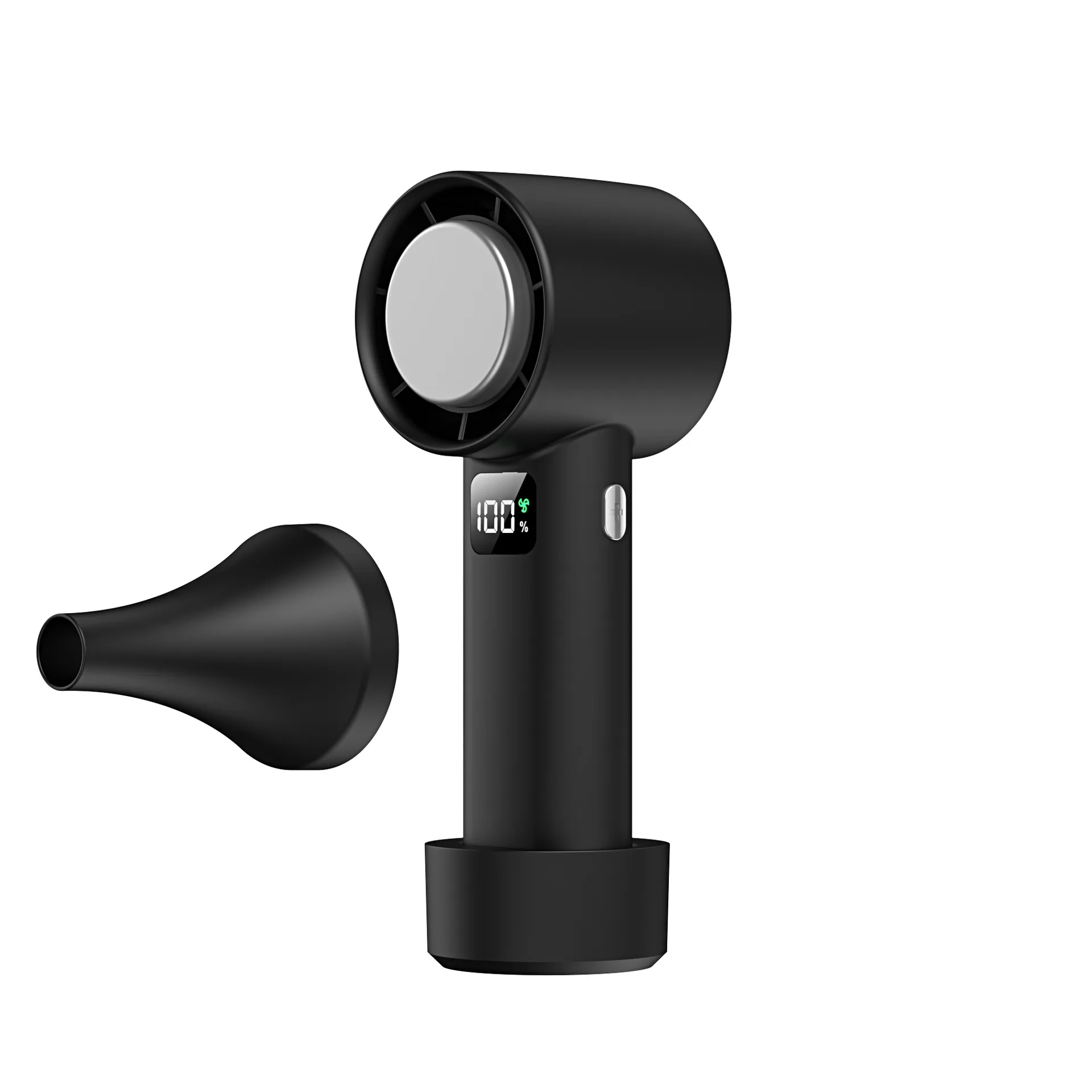 Multi-Function ความเร็วสูงพัดลมมือ 100 เกียร์ลมปรับ 3000mAh แบตเตอรี่ USB ชาร์จกลางแจ้งแบบพกพา ICE Cooling MINI พัดลม