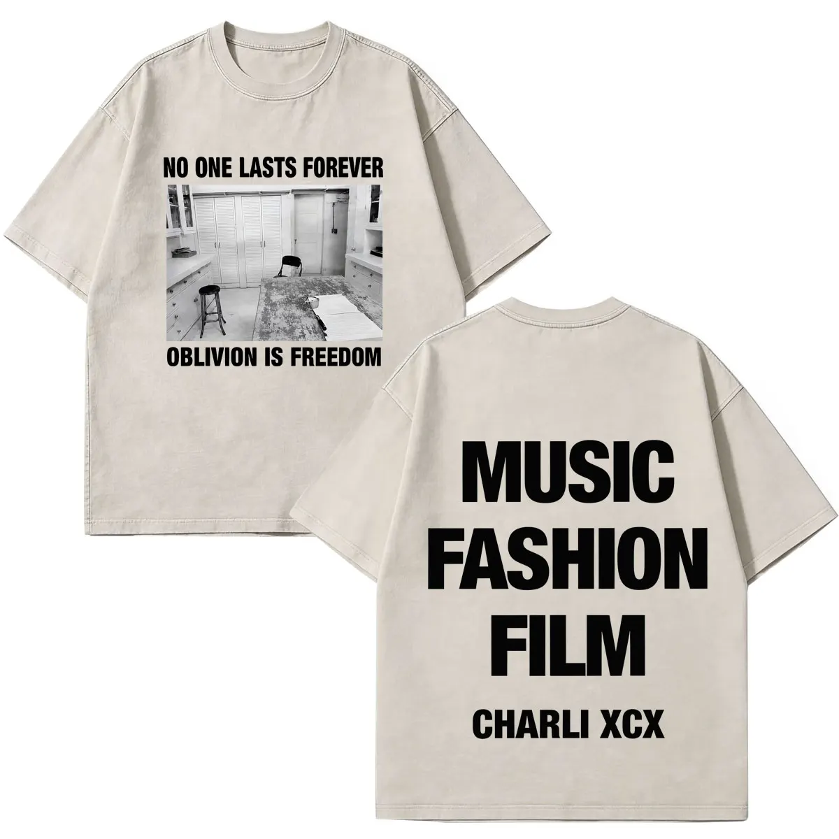 Camiseta Estampada CHARLI XCX Álbum Música, Moda, Tour de Cinema 2026, para Homens e Mulheres, Estilo Hip-hop, Algodão, Casual, Vintage, Lavada