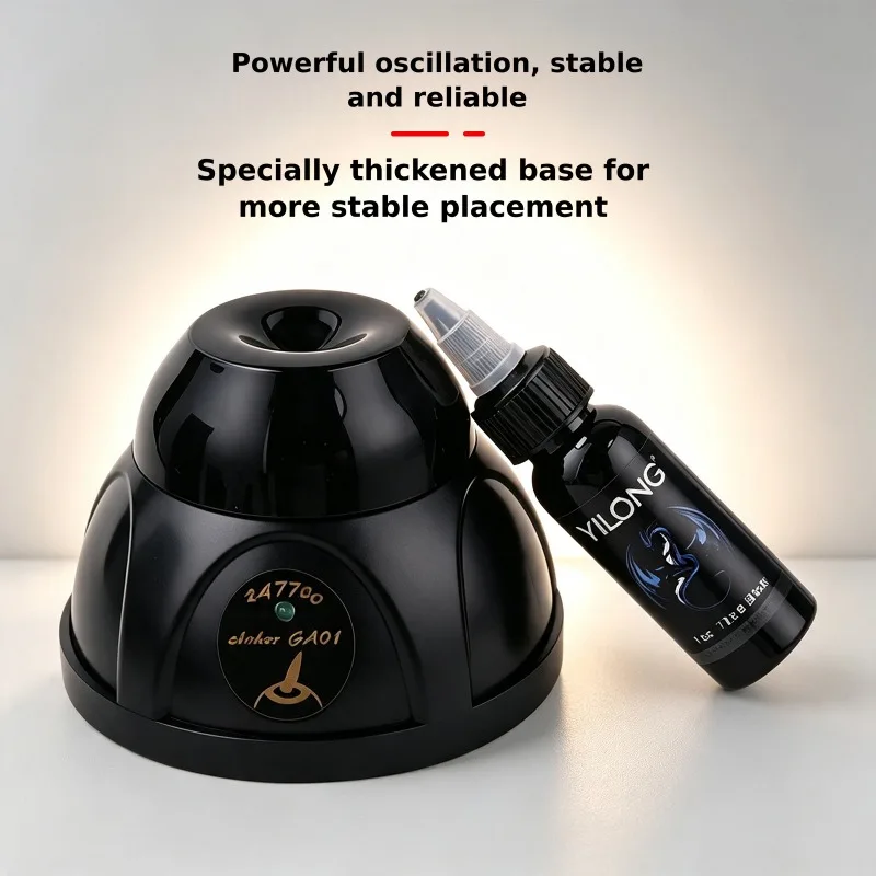 Electric Pigment Mixer Nail Gel Shaking Machine Vortex Oscillator for Nail Polish Tattoo Color Liquid Homogenizing Tool Vessel