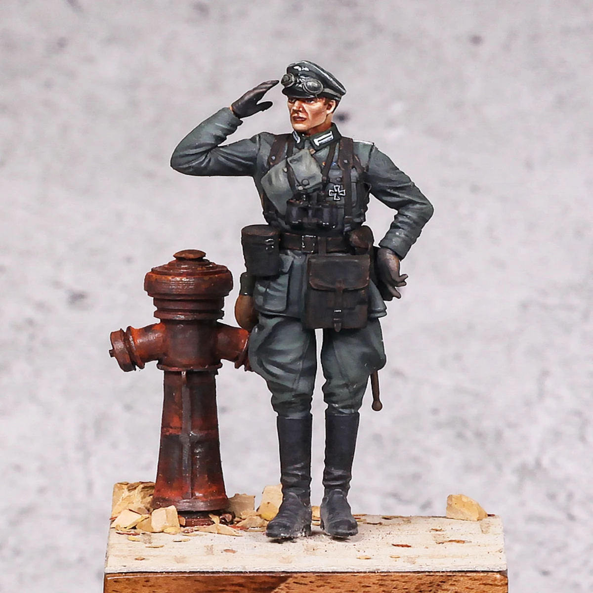 1/35 Resin unpainted model Kit, military theme, German Infantry (1 man only) unassembled and unpainted GK,