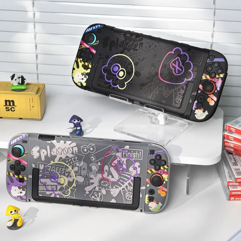 Anime Switch Protective Case For Nintendo Switch 2/Oled Split Controller Hard Case Joy-Con Dock Cover Gaming Console Accessories