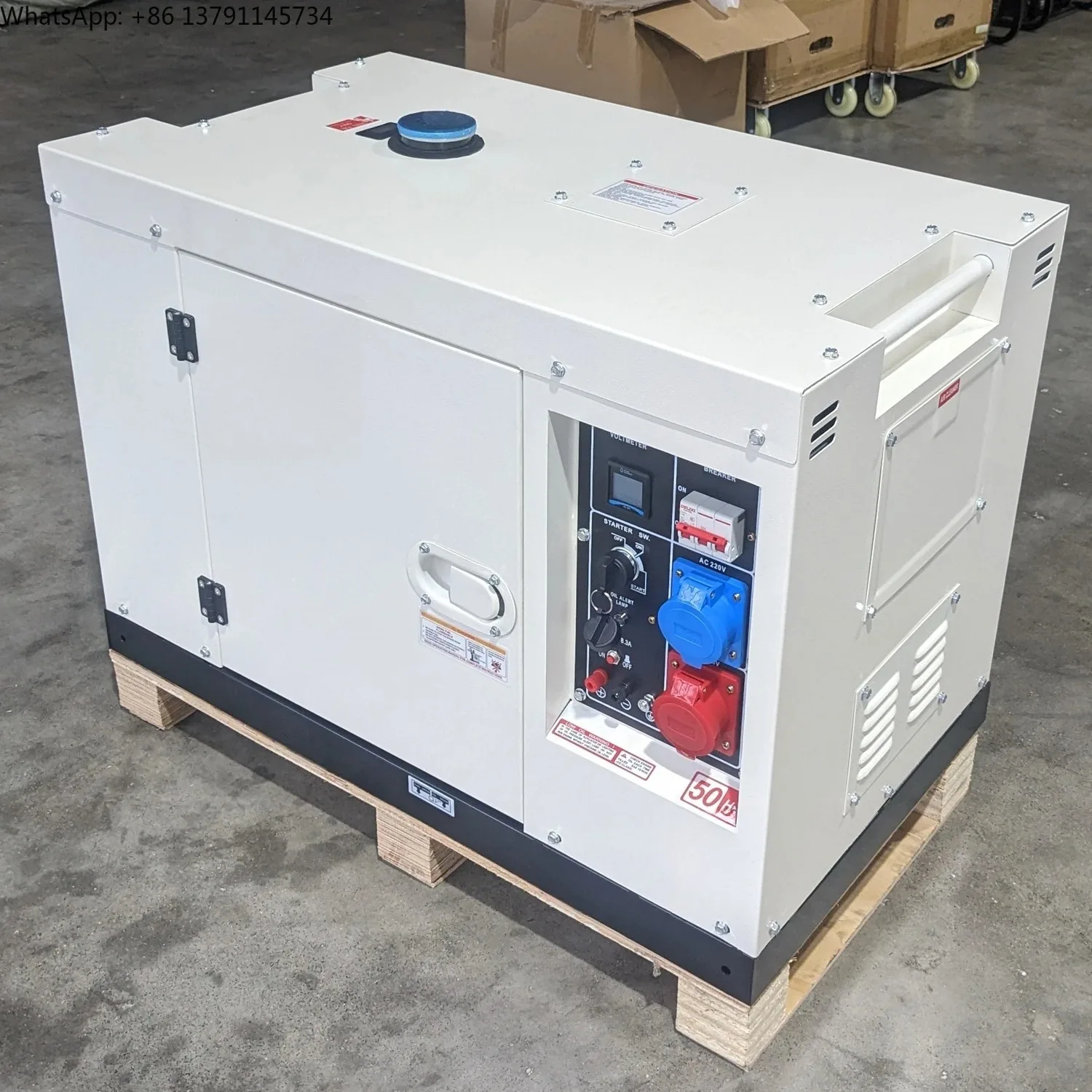 5KVA 8KVA 10KVA 12KVA 15KVA 20KVA Super Silent Diesel Genset Low Noise 1phase 3phase Portable Diesel Generators 20kw 10kw